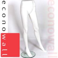 Female Leg Form Mannequin White